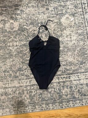 BECCA by Rebecca Virtue Black One-Piece Swimsuit | Size Medium | NWT